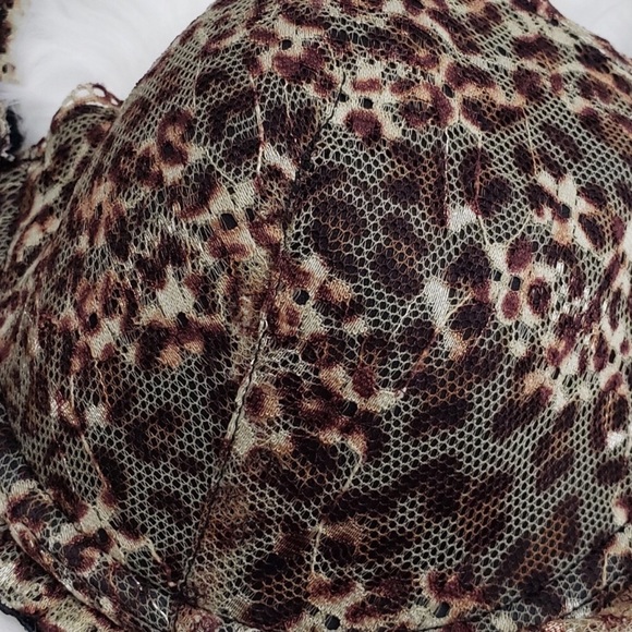 Brand New Sam Edelman Cheetah lace convertible bra - Picture 4 of 4